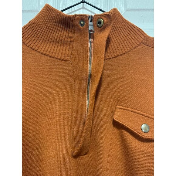 Banana Republic Mens Sz L Merino Wool Ribbed Pullover Sweater Academia Old Money - Picture 2 of 8